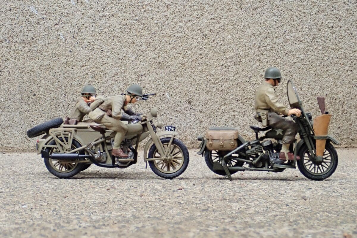 ◉九七式側車付自動二輪車 陸王（PIT-ROAD 1/35）2022年6月完成