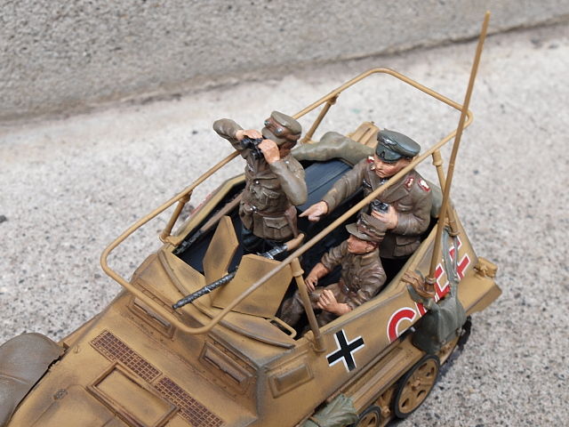 未組立 AIRFIX 1/32 ロンメル ハーフトラック ◉GREIF（AIRFIX 1/32）2010年6月完成 : T.M.のプラモMUSEUM