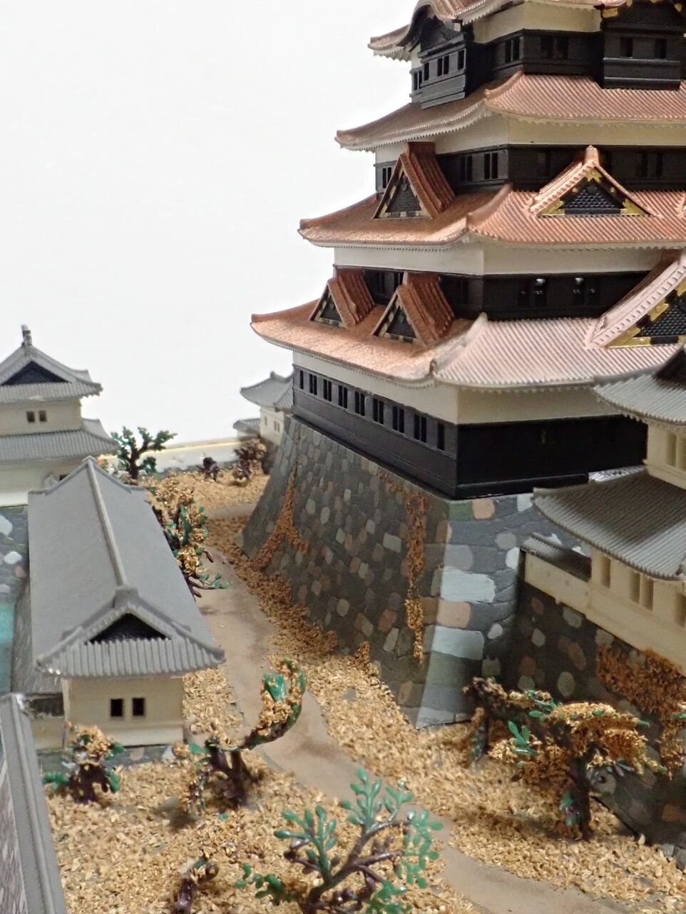 ◉江戸城(DOYUSHA 1/350)1972年に製作し・2024年3月にレストア ◉江戸城(DOYUSHA 1/350)1972年に製作し・2024年3月にレストア