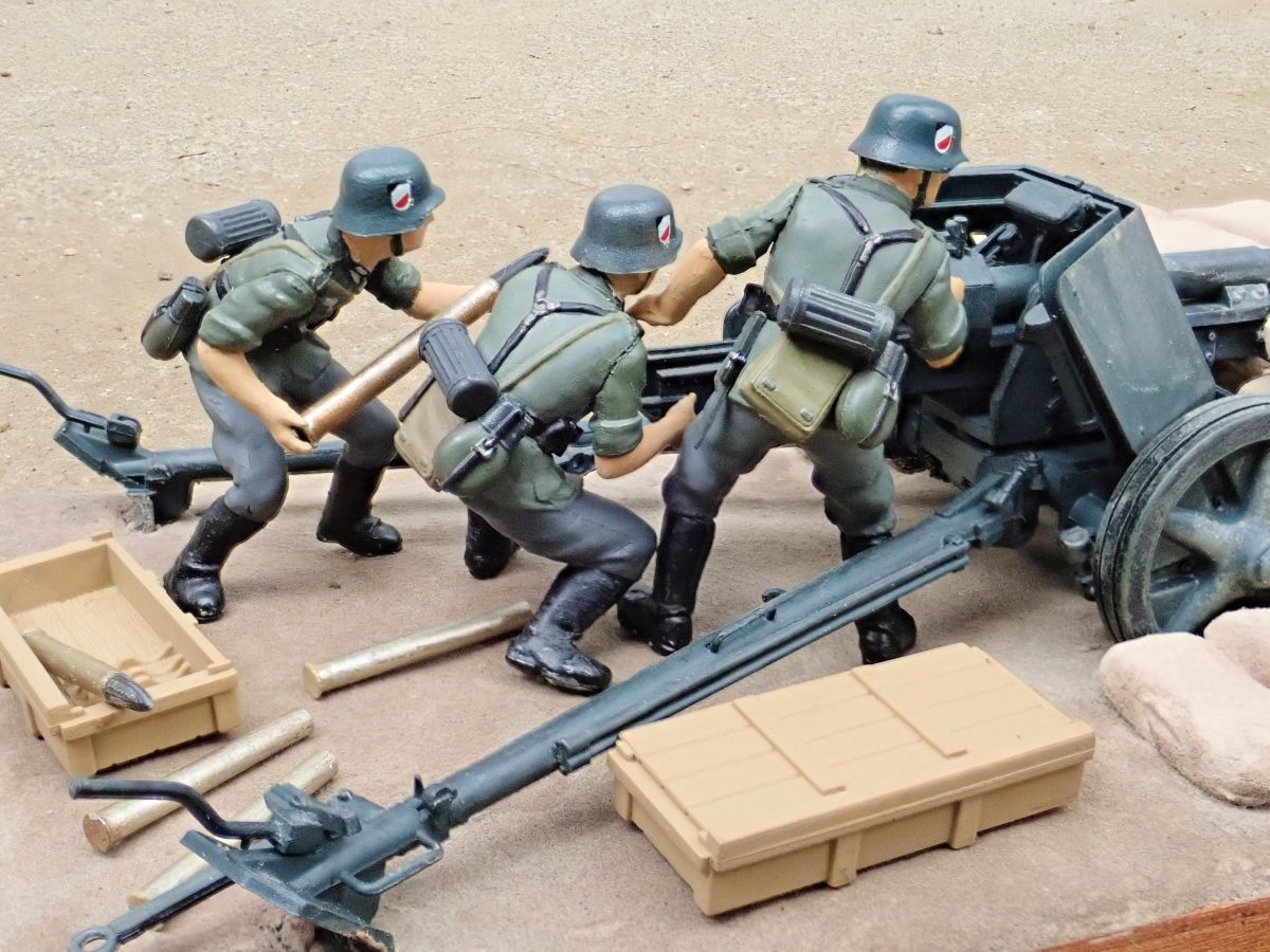 ◉PAK40L46 75mm対戦車砲（TAMIYA 1/35 MM47）1975年製作 : T.M.の 