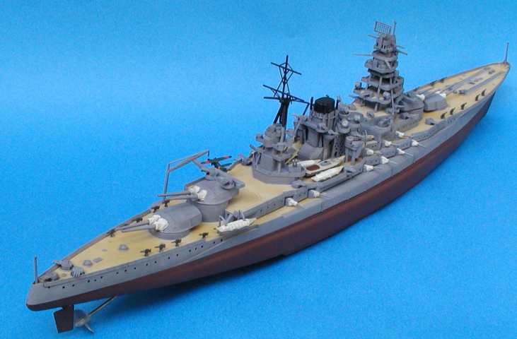◉戦艦長門(NICHIMO 1/500)2006年5月完成 : T.M.のプラモMUSEUM ◉戦艦長門(NICHIMO 1/500)2006年5月完成 : T.M.のプラモMUSEUM