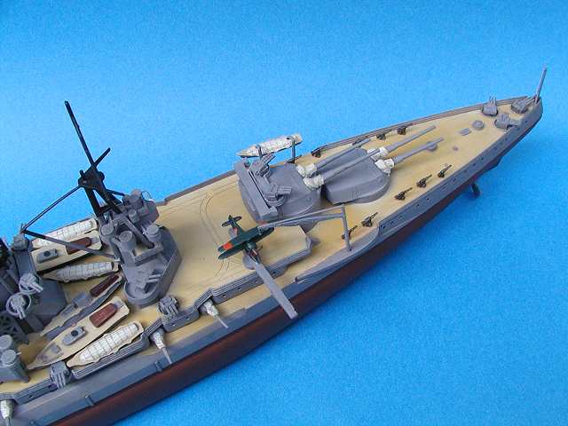 ◉戦艦長門(NICHIMO 1/500)2006年5月完成 : T.M.のプラモMUSEUM ◉戦艦長門(NICHIMO 1/500)2006年5月完成 : T.M.のプラモMUSEUM