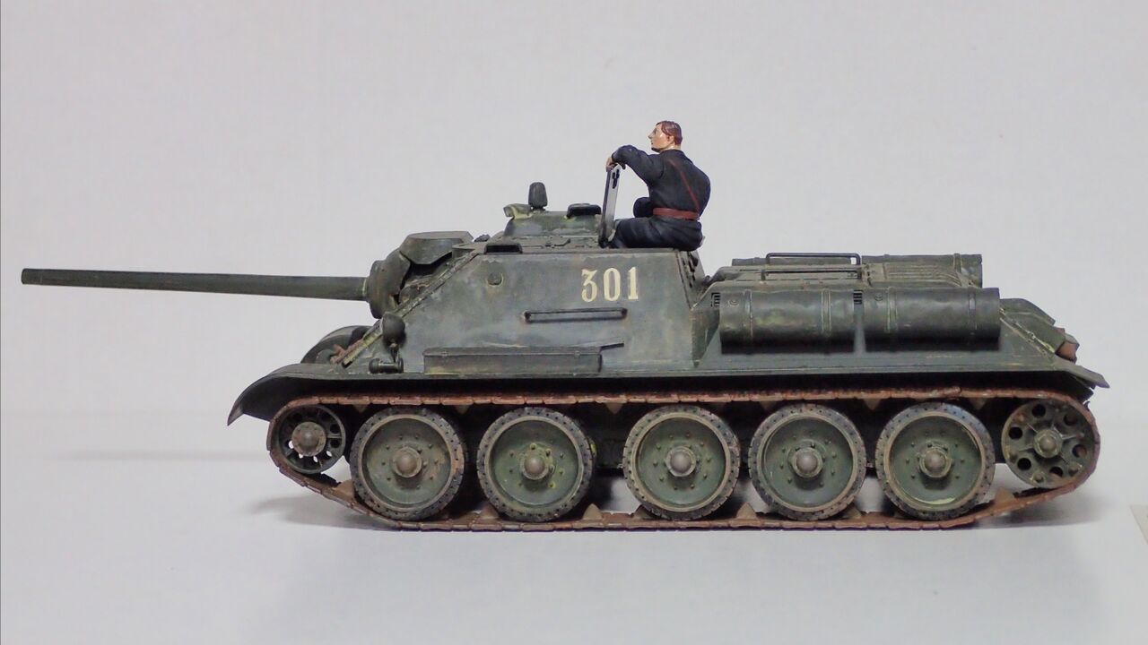 ◉SU85(TAMIYA 1/35 MM72) 1975or1976年に製作。48年ぶりに ◉SU85(TAMIYA 1/35 MM72) 1975or1976年に製作。48年ぶりに