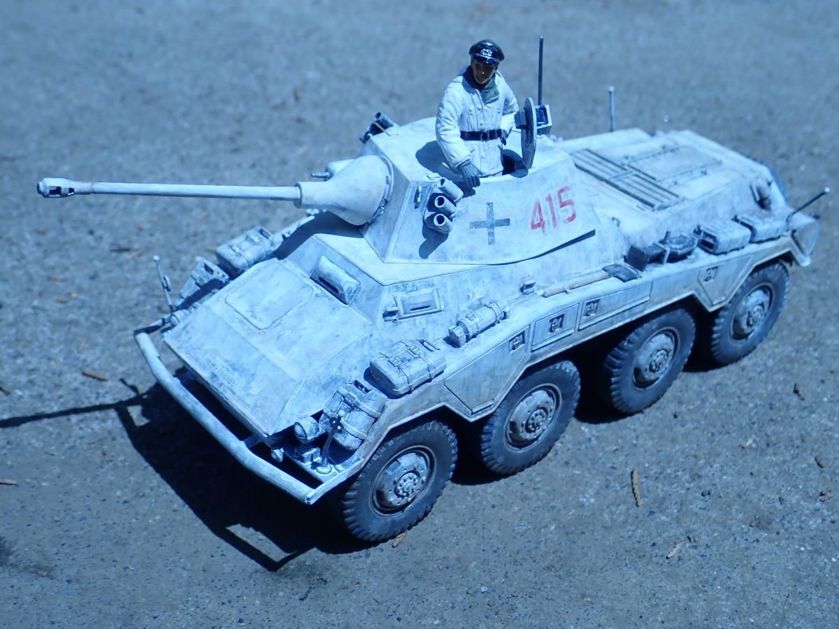 ◉sdkfz234/2 プーマ装甲車（ITALERI 1/35）1980年代に製作