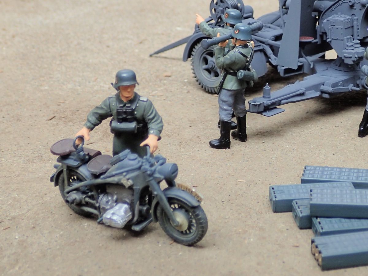 ◉BMW R75 & ZUNDAPP KS750 （TAMIYA 1/35 MM23）1973年製作