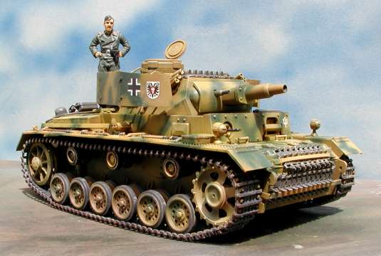 ◉3号戦車N型（TAMIYA MM11 1/35）2003年4月完成し、 2022年6月