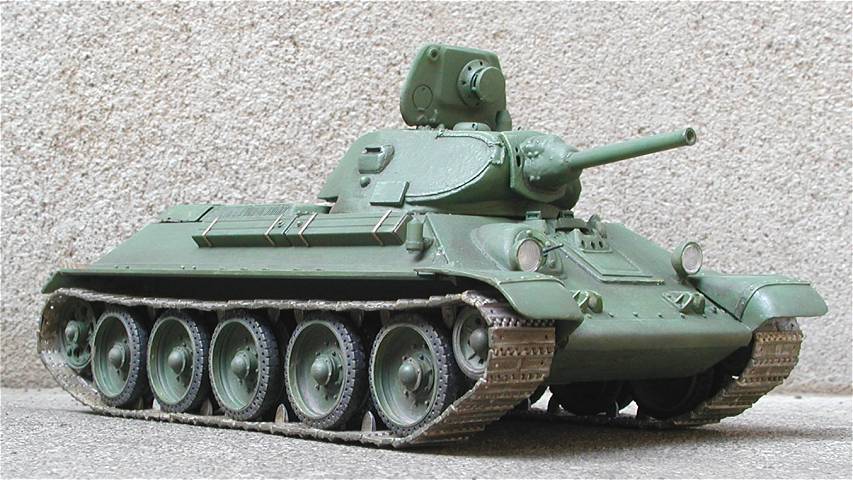 ◉T34/76 1940年型（MAQUETE 1/35）2004年7月完成 : T.M.のプラモMUSEUM