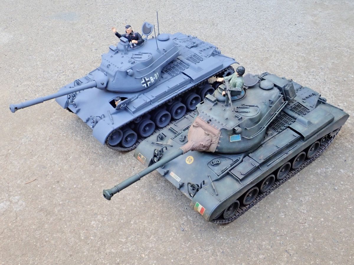 ◉M47パットン（ITALERI 1/35）1978年ごろに完成 : T.M.のプラモ