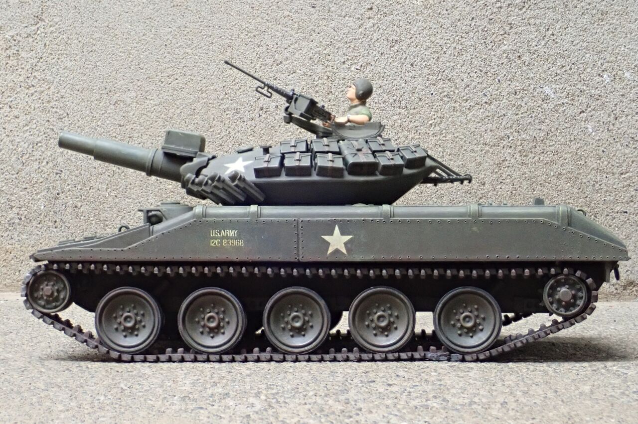 ◉M551空挺戦車シェリダン（TAMIYA 1/35 MT31）1979年代後半に