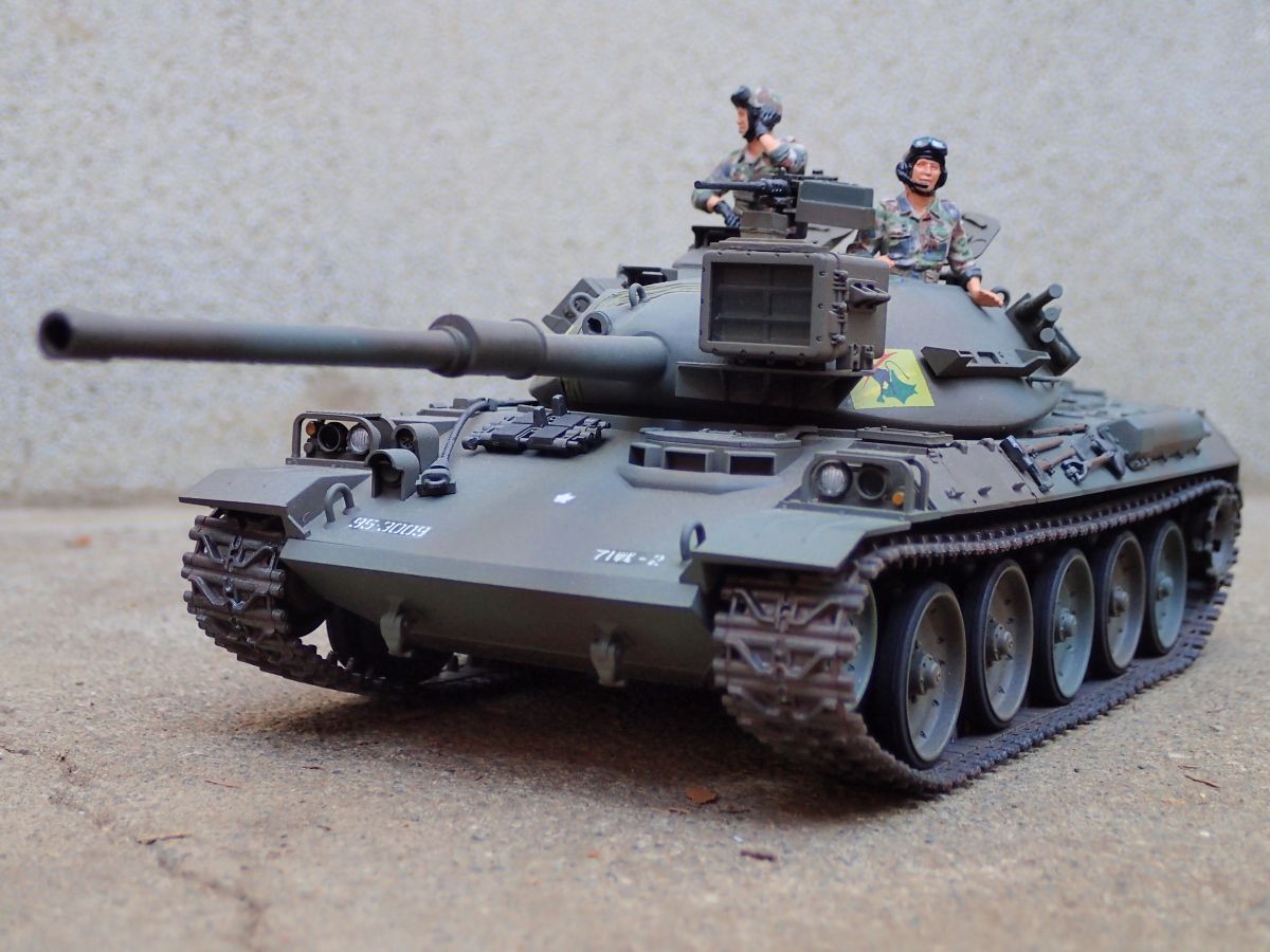 ◉74式戦車（TAMIYA 1/35 MM114）～1999年に製作 : T.M.のプラモ