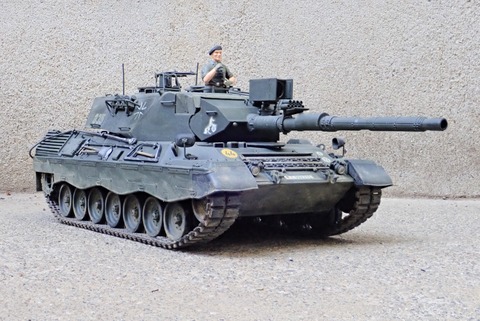 ◉レオパルト1 A4（ITALERI 1/35）1980年代後半に製作し2023年4月に