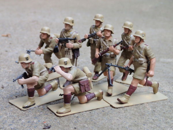 かなり古いビンテージのアフリカ戦士。 ◉アフリカコーアセット（TAMIYA 1/35 MM37）1974年製作 : T.M.の