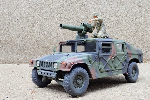 エグゾト　ハンヴィーミリタリーコマンド エグゾト 1/18 ハンヴィー ミリタリー コマンドカー 1995 Exoto