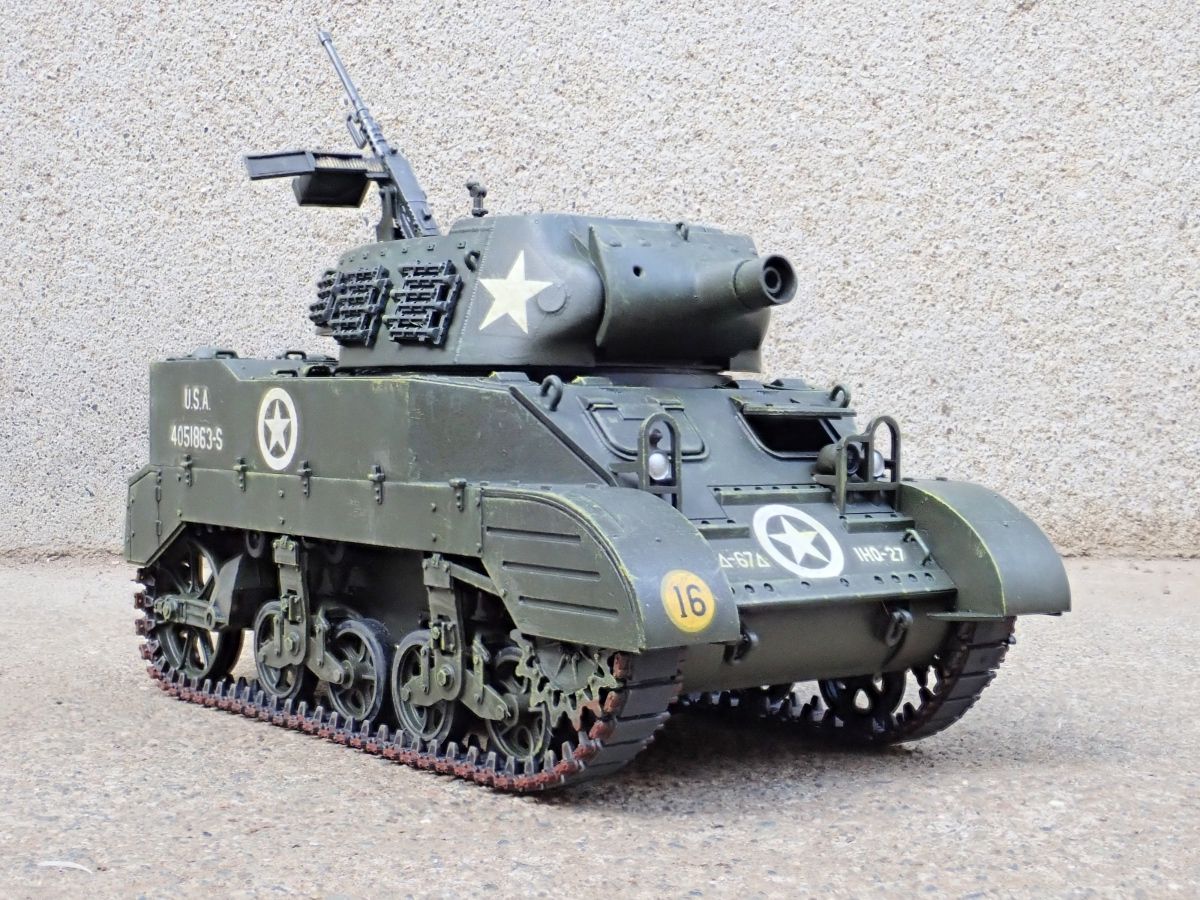 ◉M8自走榴弾砲（TAMIYA 1/35 MM110）～1979年に製作 : T.M.の