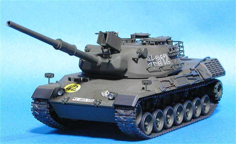 ◉レオパルト1（TAMIYA 1/35 MM64/MT25）1999年以前に製作し