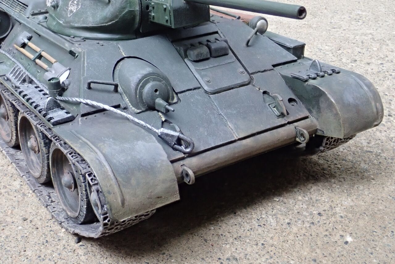 ◉T-34/76 1942年型(TAMIYA 1/35 MM49) 1975年3月製作・2023年 ◉T-34/76 1942年型(TAMIYA 1/35 MM49) 1975年3月製作・2023年