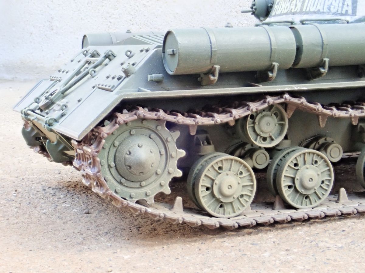 ◉JS2m（DRAGON 1/35）1990年代末に製作＆レストア : T.M.の