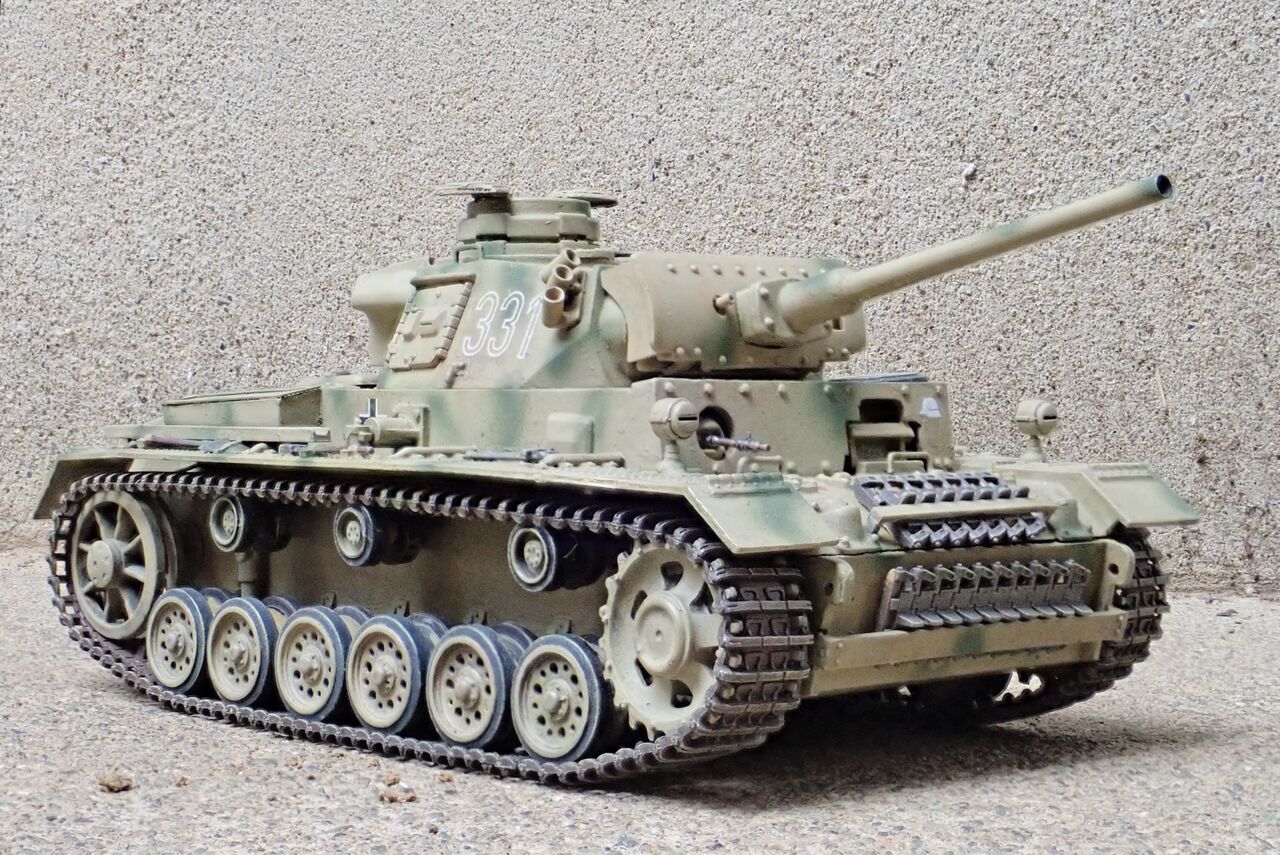 TAMIYA 戦車モデルキット 3種セット ◉3号戦車M型（TAMIYA 1/35 MM11） 52年後の新作紹介（1971年に製作し