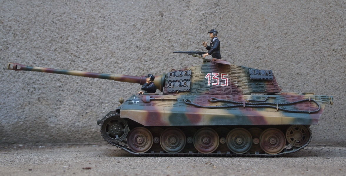 ◉キングタイガー（TAMIYA 1/35 MM57）1980年代に製作&レストア