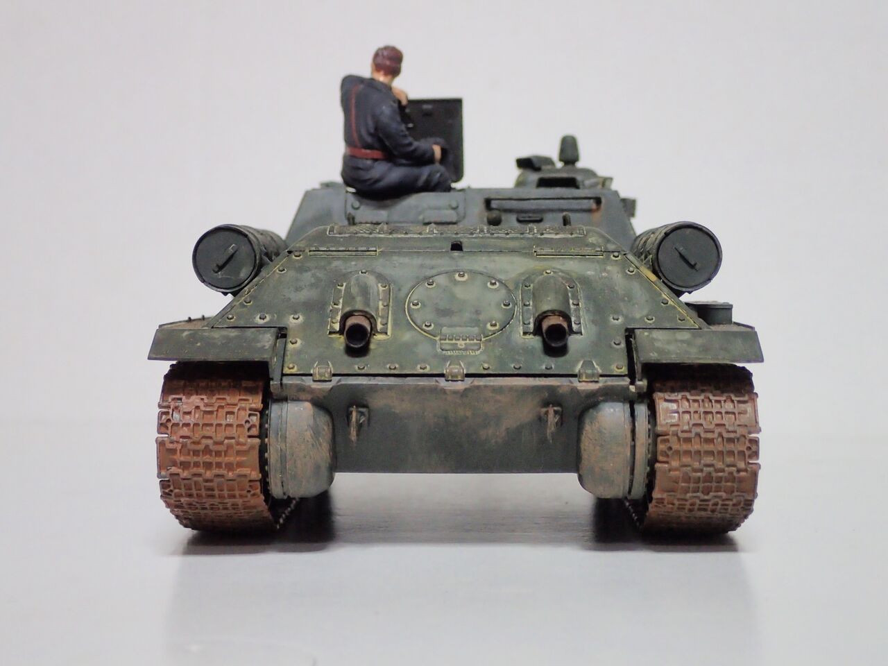 ◉SU85(TAMIYA 1/35 MM72) 1975or1976年に製作。48年ぶりに ◉SU85(TAMIYA 1/35 MM72) 1975or1976年に製作。48年ぶりに