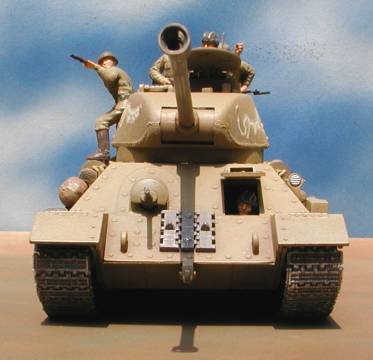 ◉T34/85 （REVELL 1/40）2003年5月完成 : T.M.のプラモMUSEUM