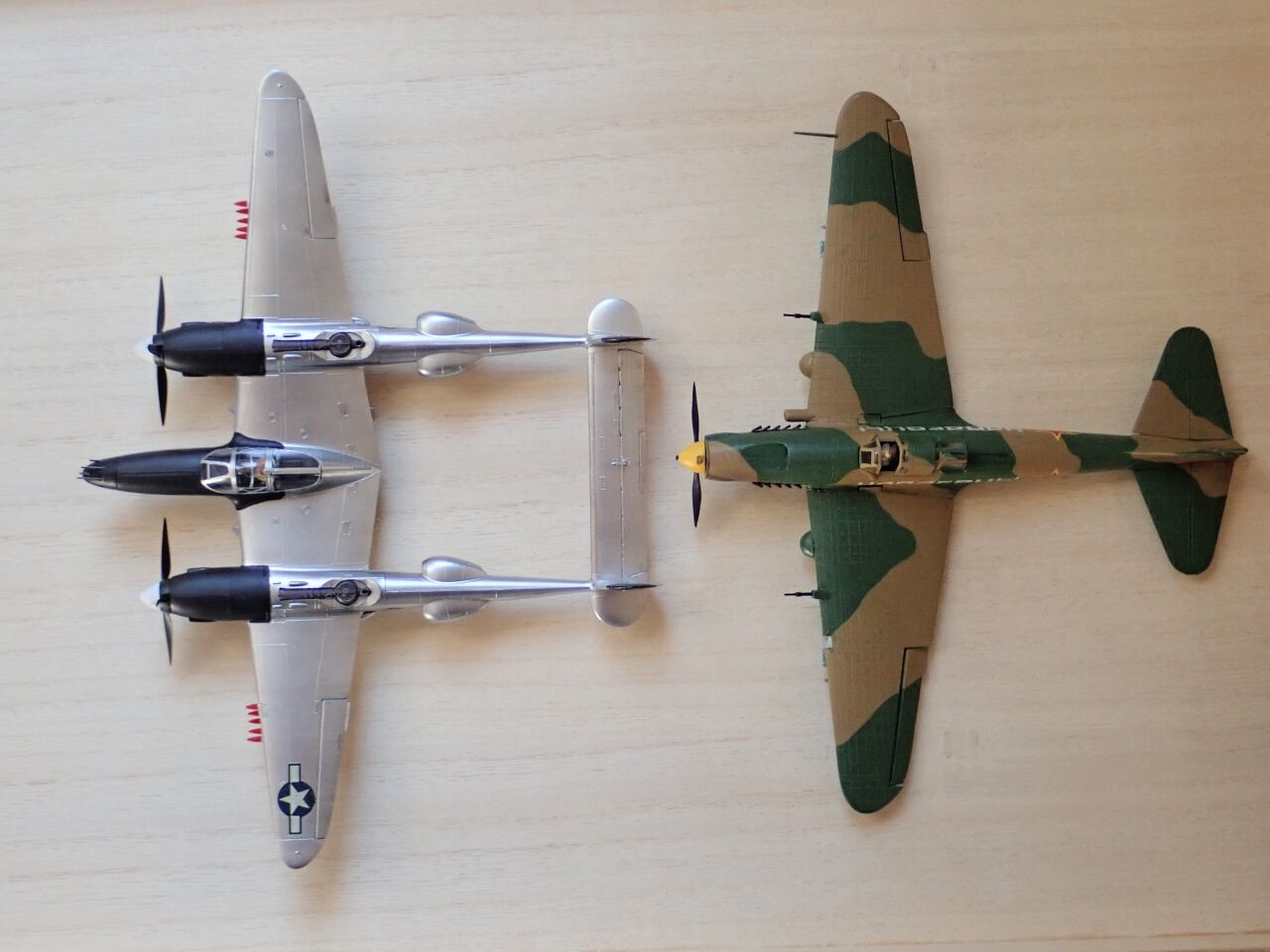 Tmのプラモmuseum P38lライントニング（hasegawa 172） 2023年1月収録（完成は2022年5月4日以前） 