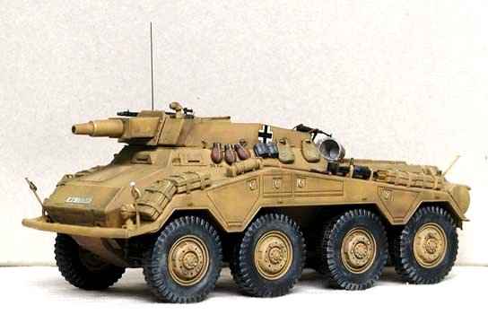 ◉Sd.Kfz.234/3 8輪装甲車（ITALERI 1/35）2001年8月完成 : T.M.