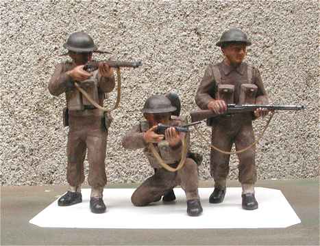 塗装済み・完成品】1/35 イギリス歩兵セット④ 手堅く タミヤ