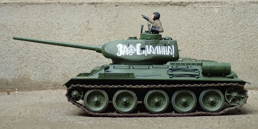 ◉T-34/85（TAMIYA 1/25） : T.M.のプラモMUSEUM