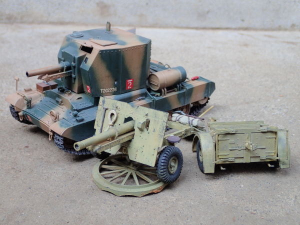 1/35他 大戦傑作火砲戦車5点 25ポンド砲 希少絶版パンサー他 1/35他