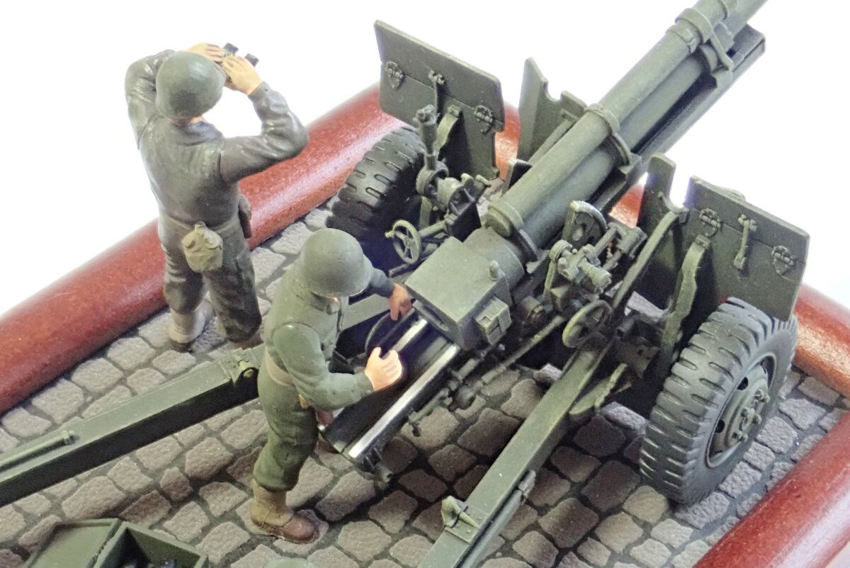 ◉M101 105mm榴弾砲（ITAELRI 1/35）2002年3月完成 2022年簡易ヴィ