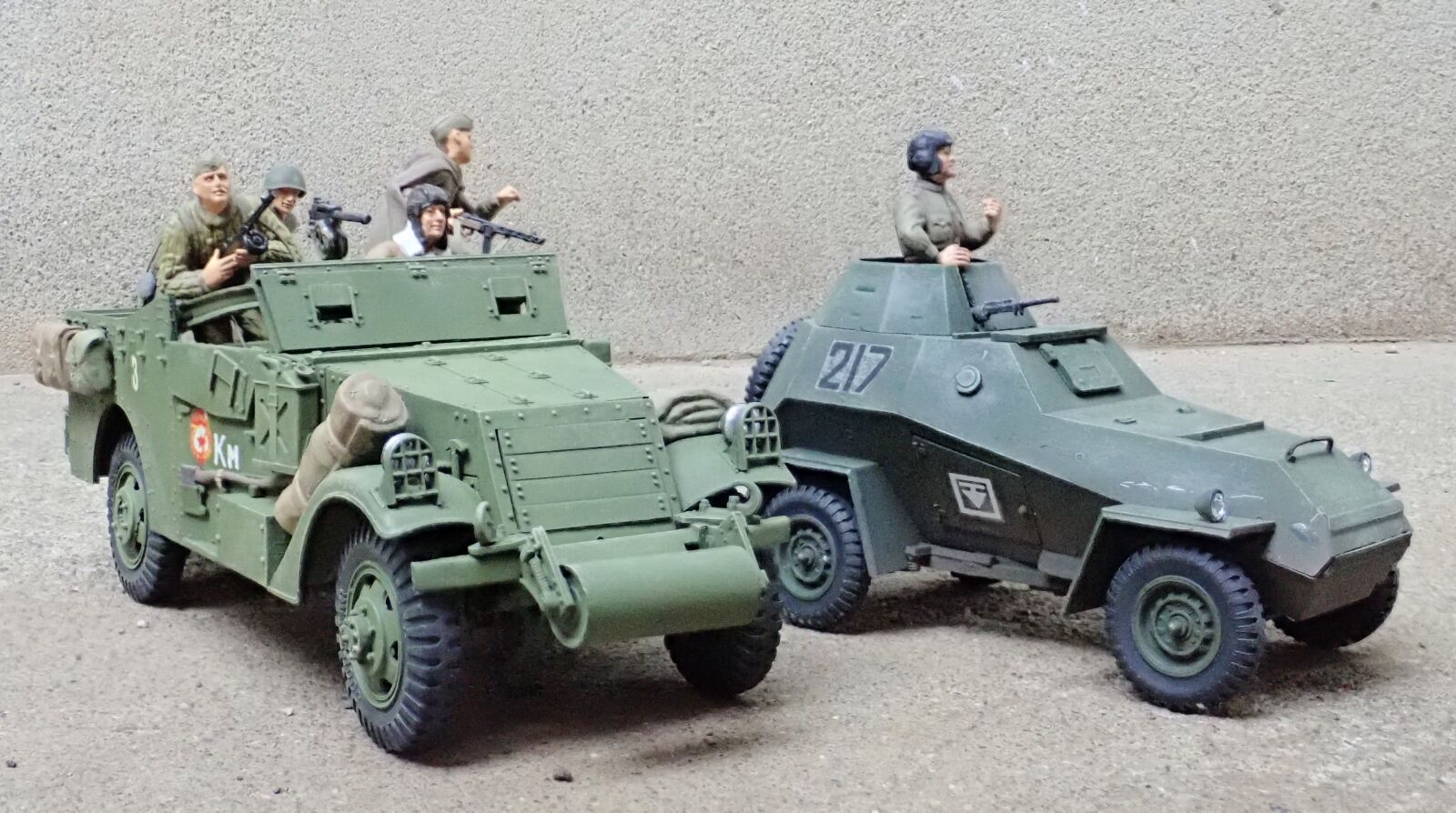 ◉M3A1スカウトカー ソビエト軍仕様（TOMY/MAX 1/35）1975年に製作