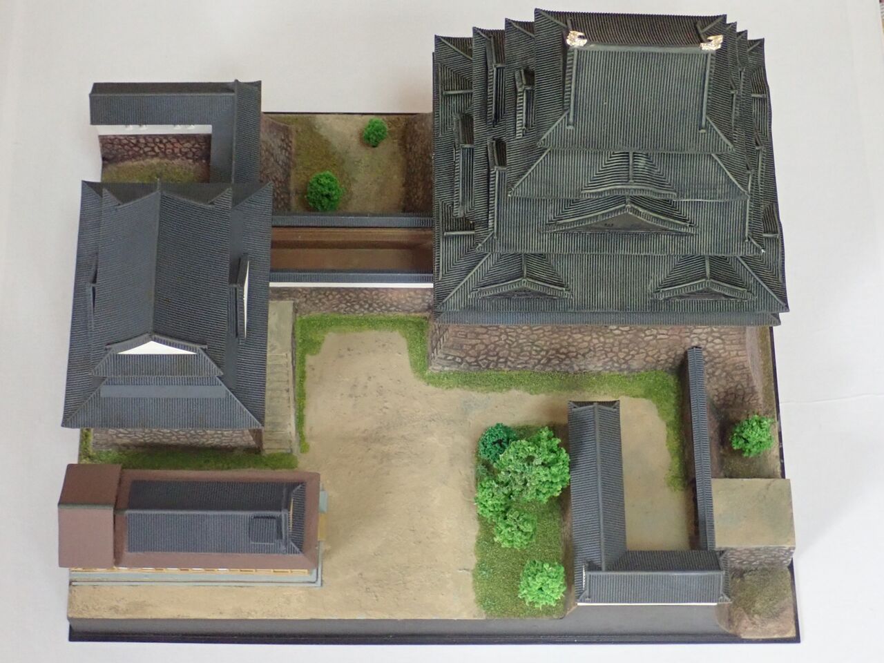 ◉大名古屋城（FUJIMI 1/300） 1980年製作・2024年2月上台所を追加し