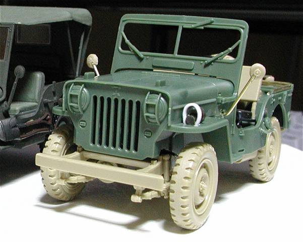 ◉三菱ジープCJ3B-J4A（OKUNO&TAMIYA 1/35）2004年7月完成 : T.M.の