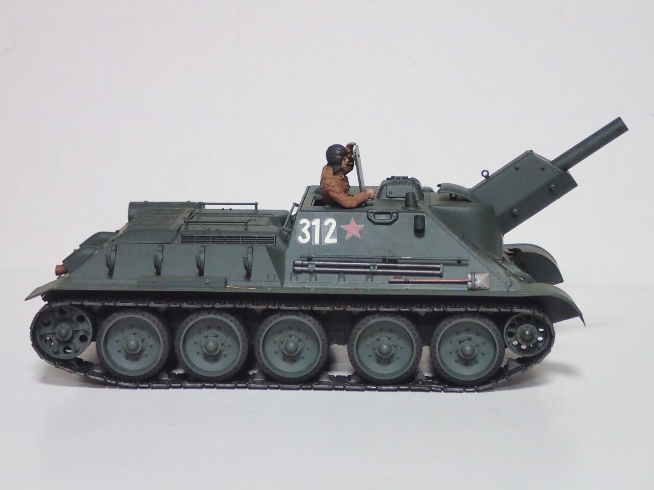 ◉SU122 （TAMIYA 1/35 MM93） おそらく1977年に製作 : T.M.のプラモMUSEUM