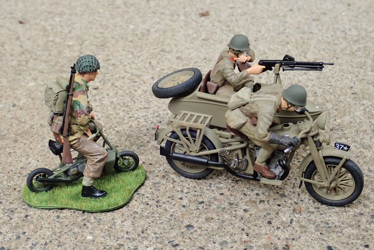 ◉イギリス軍空挺兵 小型オートバイセット（TAMIYA 1/35 MM337） 2022 