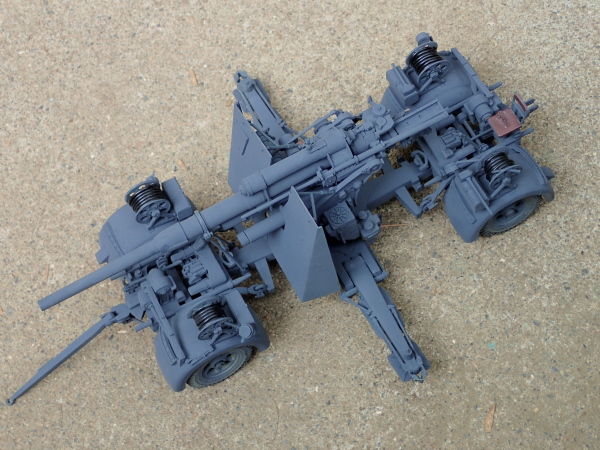 ◉88mm砲 FLAK36/37（TAMIYA 1/35 MM17）1972年製作&レストア