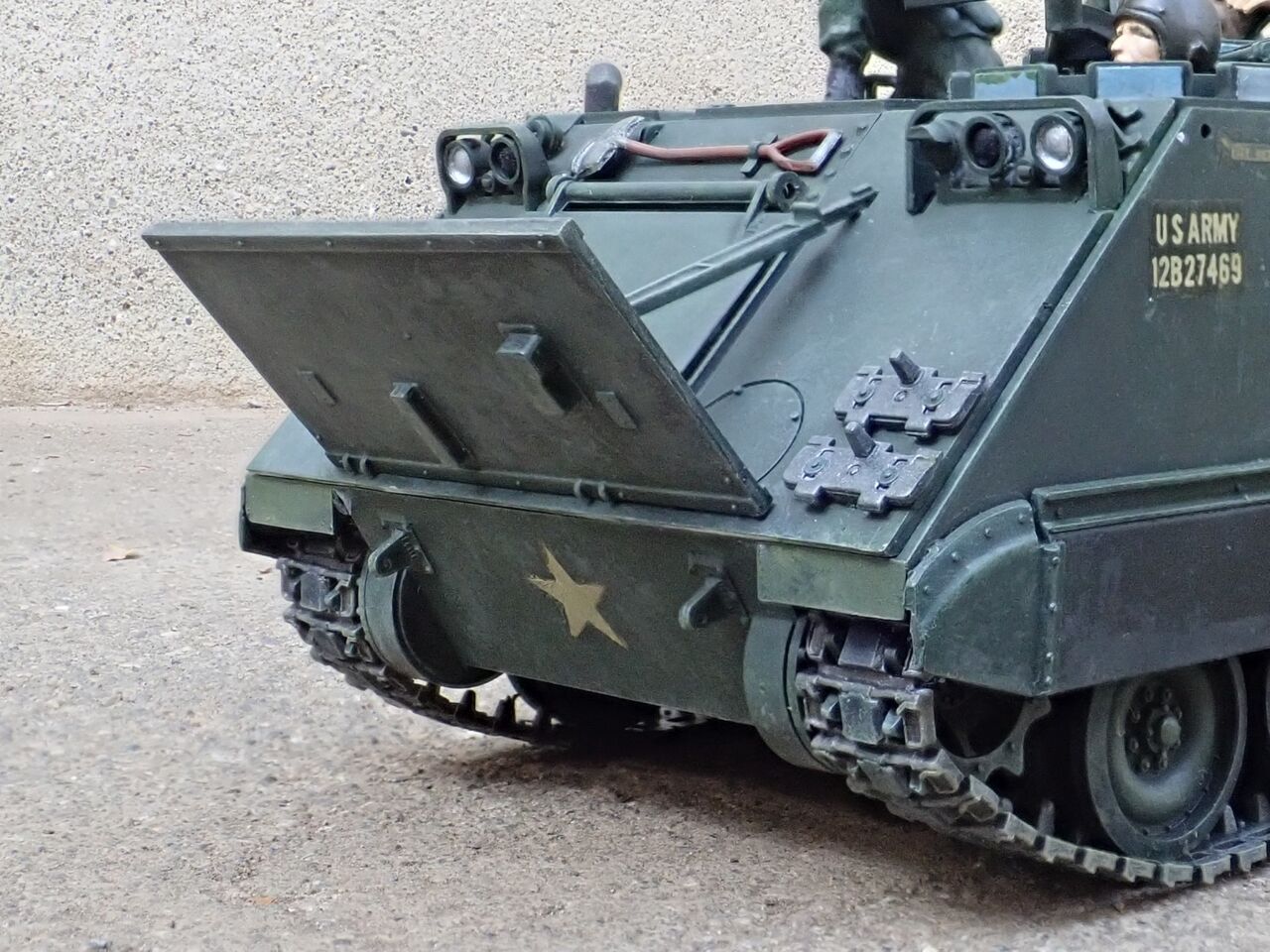◉機甲兵員輸送車M113(TAMIYA 1/35 MM40) 1978年ごろ製作 ◉機甲兵員輸送車M113(TAMIYA 1/35 MM40) 1978年ごろ製作