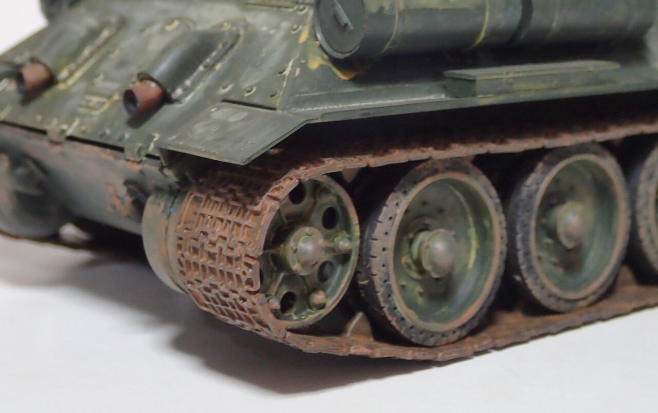 当時物 小鹿タミヤ SU-85 戦車模型 1/35ミリタリーNo,72 未組立品