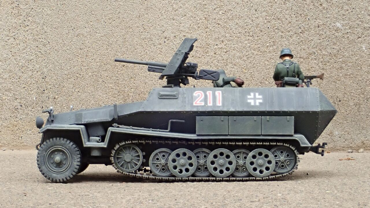 ◉ハノマーク兵員輸送車Sdkfz.251/10（TAMIYA 1/35 MM20）1973年