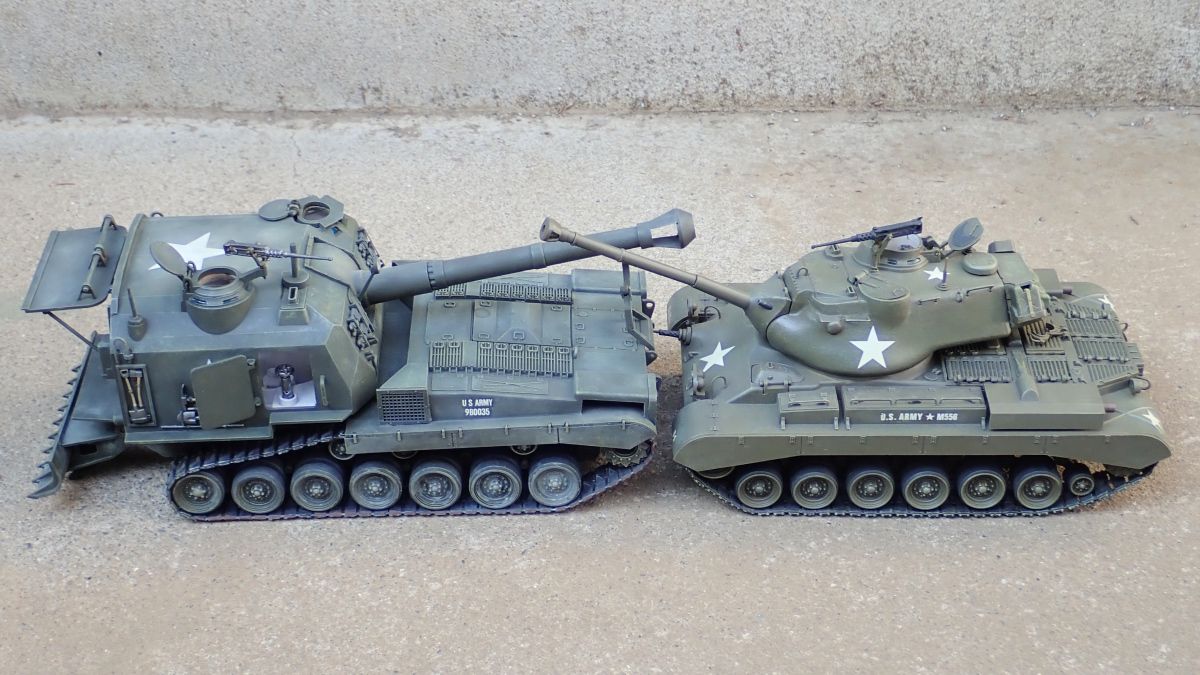 ◉M55 203mm自走榴弾砲（REVELL/RENWAL 1/32）2018年3月完成