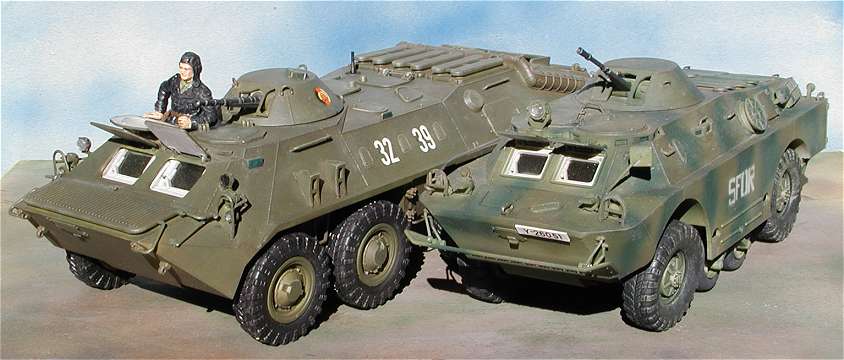 1/35 ロシア陸軍 BTR-70 装輪式歩兵戦車 組立塗装済完成品