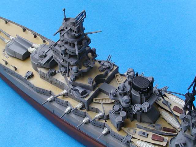 ◉戦艦長門（NICHIMO 1/500）2006年5月完成 : T.M.のプラモMUSEUM