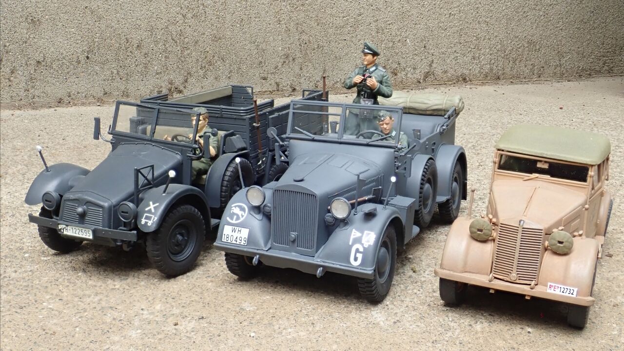 ◉ホルヒKfz.15 （TAMIYA/ITALAEREI 1/35） 2024年4月30日完成・5月8日