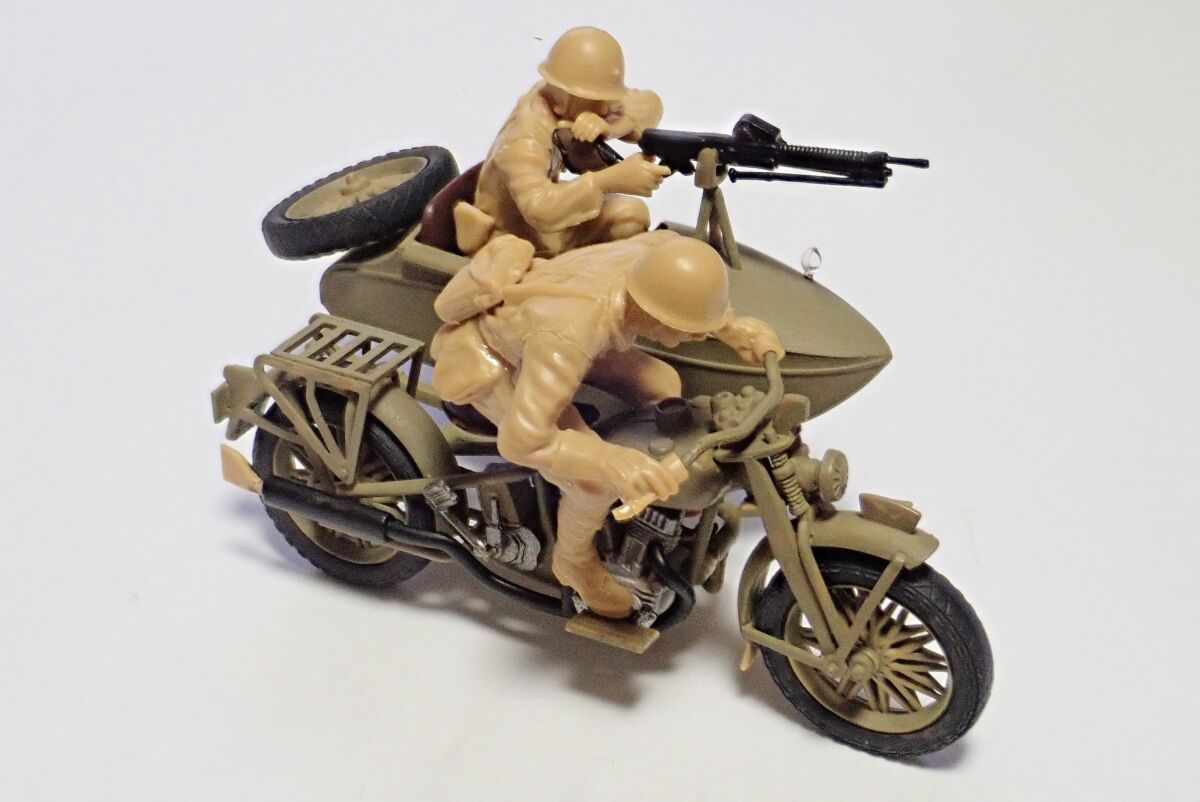 ▶︎九七式側車付自動二輪車 陸王（PIT-ROAD 1/35）の製作過程1 塗装を