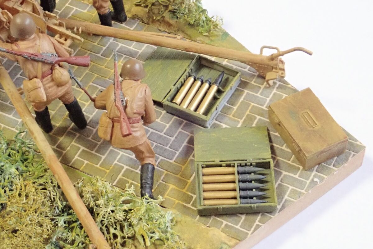 ◉76.2mm野砲 ZIS-3 （ITALERI 1/35）1976年ごろに製作し、2022