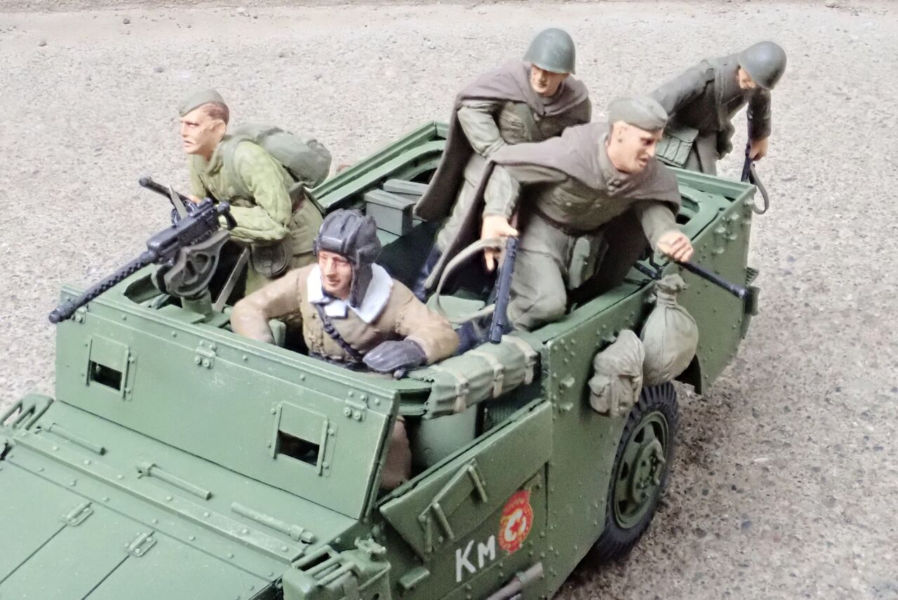 ◉M3A1スカウトカー ソビエト軍仕様（TOMY/MAX 1/35）1975年に製作