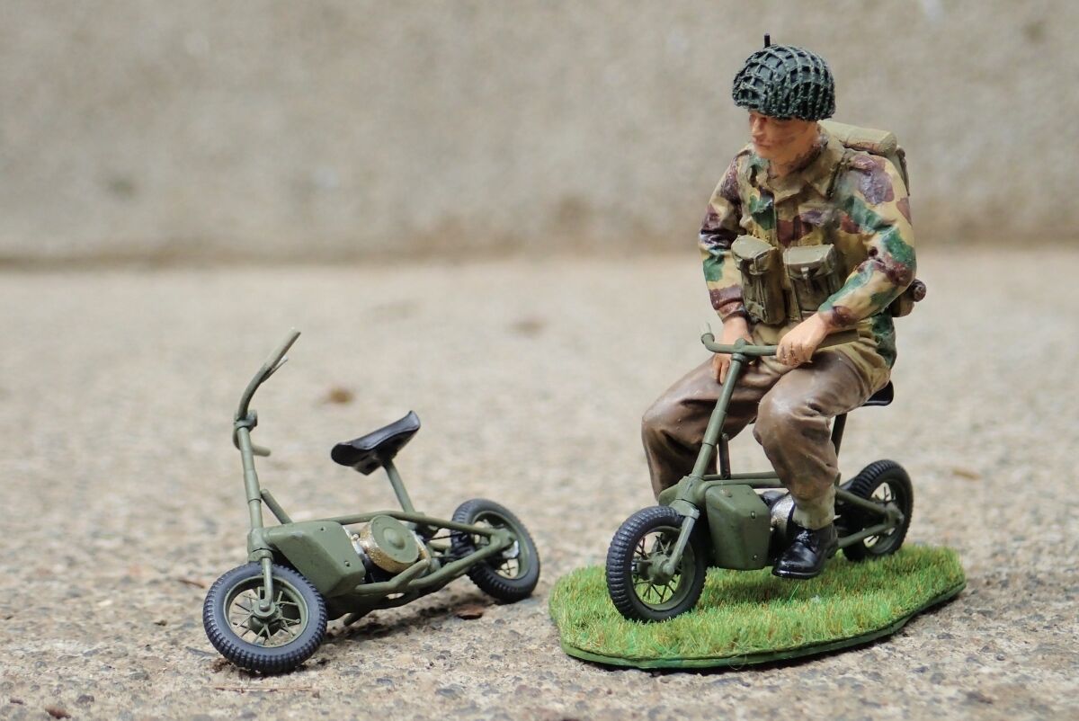 ◉イギリス軍空挺兵 小型オートバイセット（TAMIYA 1/35 MM337