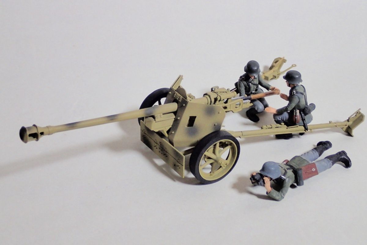 ◉PAK40L46 75mm対戦車砲（TAMIYA 1/35 MM47）1975年製作 : T.M.の