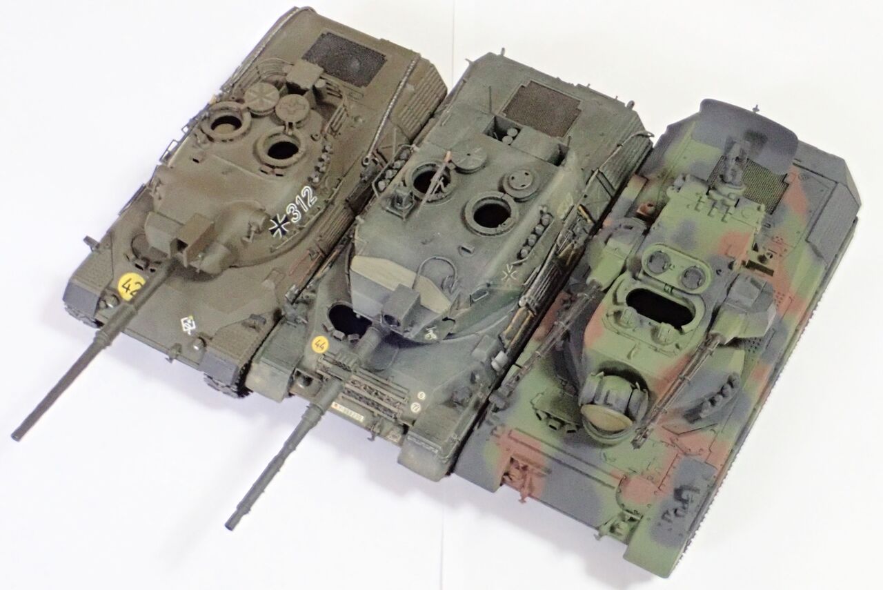 ▶︎対空戦車ゲパルト（TAMIYA 1/35 MT51）のレストアその2 レオパルト